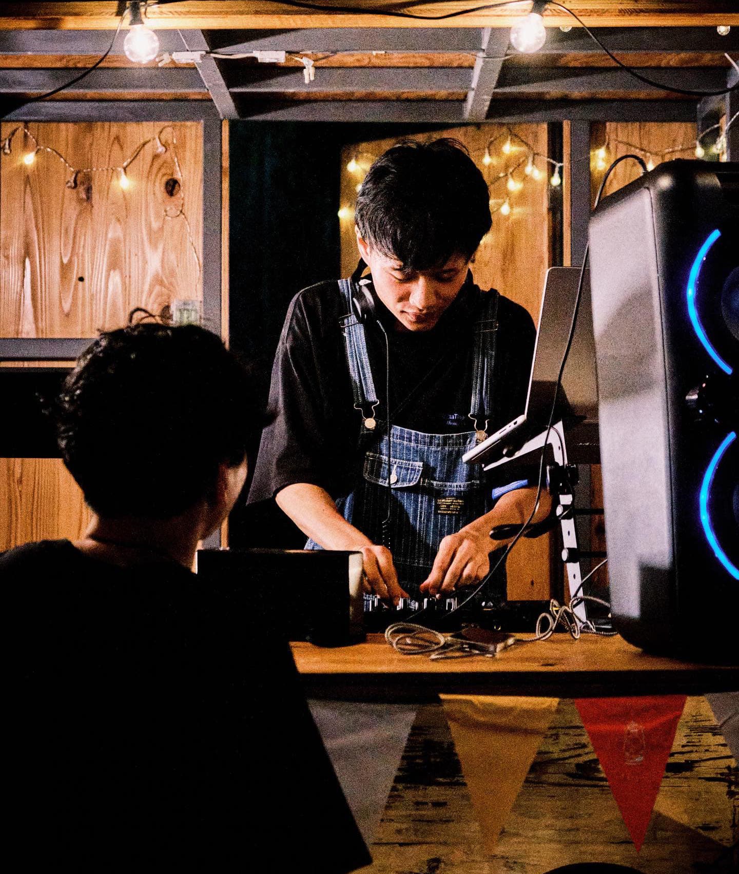 DJ体験の様子