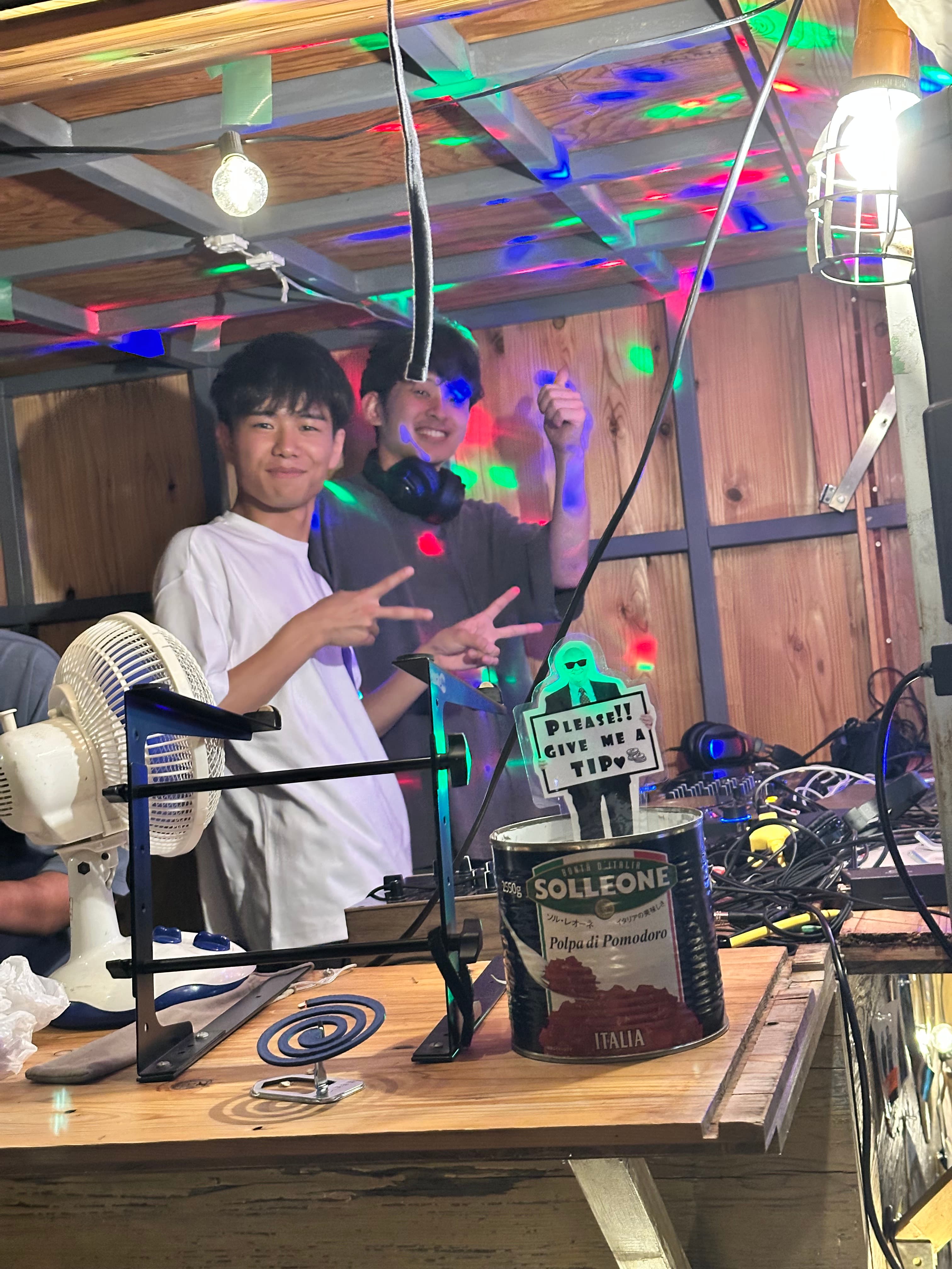 DJ機材の様子